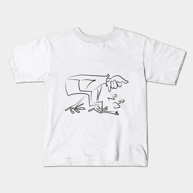 NO JOB Kids T-Shirt by AlexandreDuram